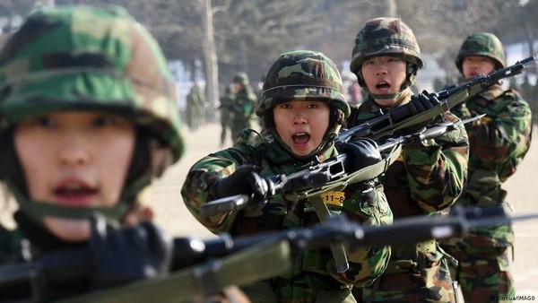 Korsel Mulai Pertimbangkn Wajib Militer untuk Para Perempuan