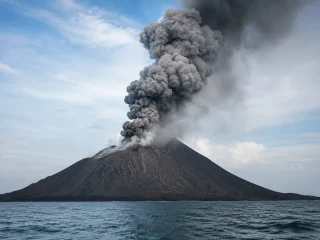 Badan Geologi Angkat Bicara Soal Informasi Potensi Tsunami 60 Meter Akibat Erupsi Anak Krakatau