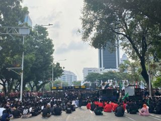 Demo 2 Tahun Prabowo-Gibran Hari Ini, Polisi Siapkan Jalur Alternatif Kawasan Monas hingga DPR