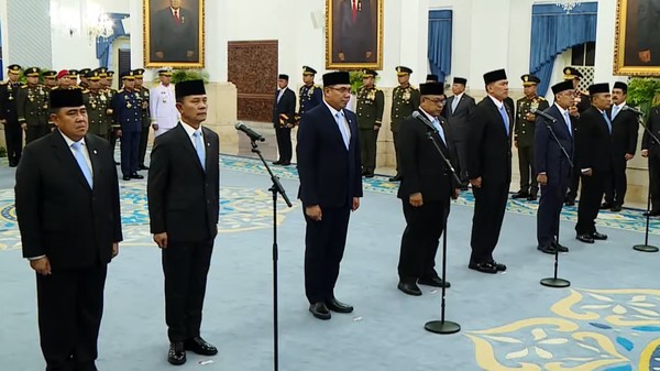 Ini Daftar Lengkap Pejabat yang Dilantik Prabowo